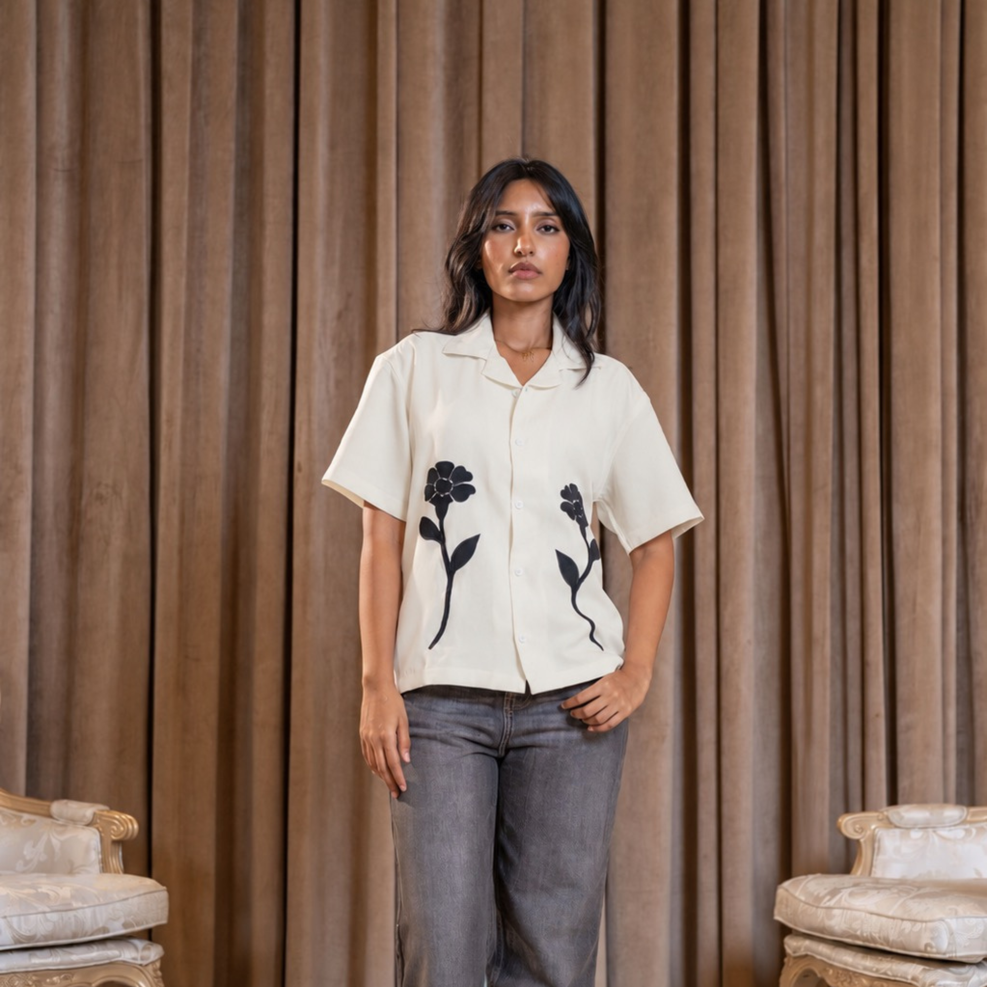 Evyan | Embroidered Shirt