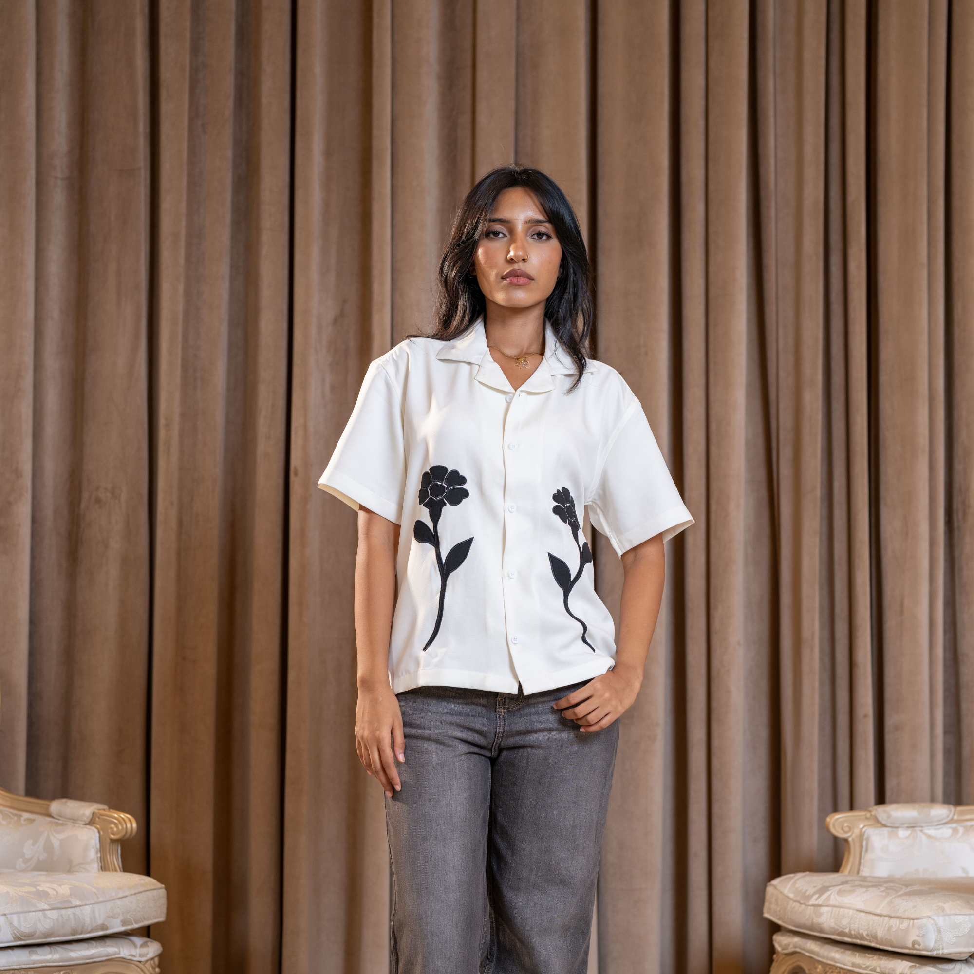 Evyan | Embroidered Shirt