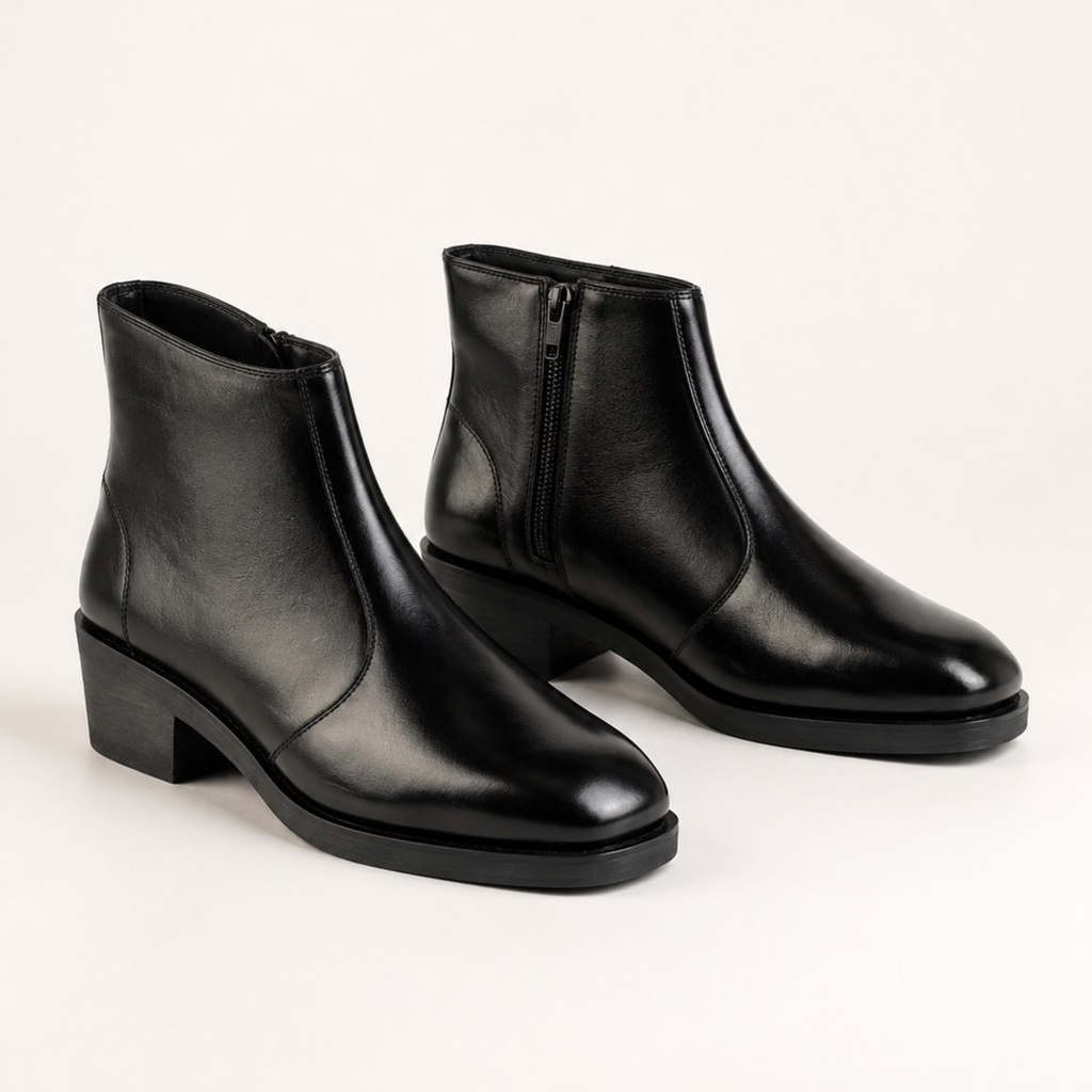 Varenzo Leather Boots