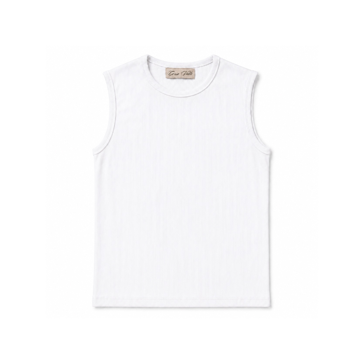 Classic White Rib Tank