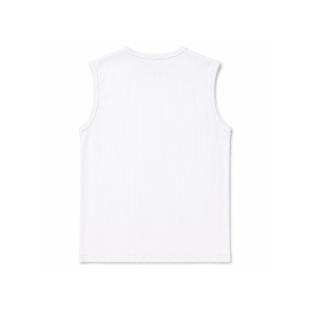 Classic White Rib Tank