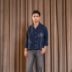 Azure | Embroidered Shirt