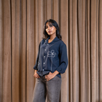 Azure | Embroidered Shirt