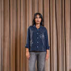 Azure | Embroidered Shirt
