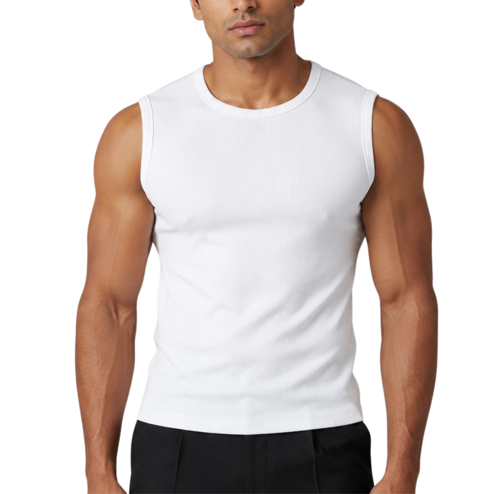 Classic White Rib Tank